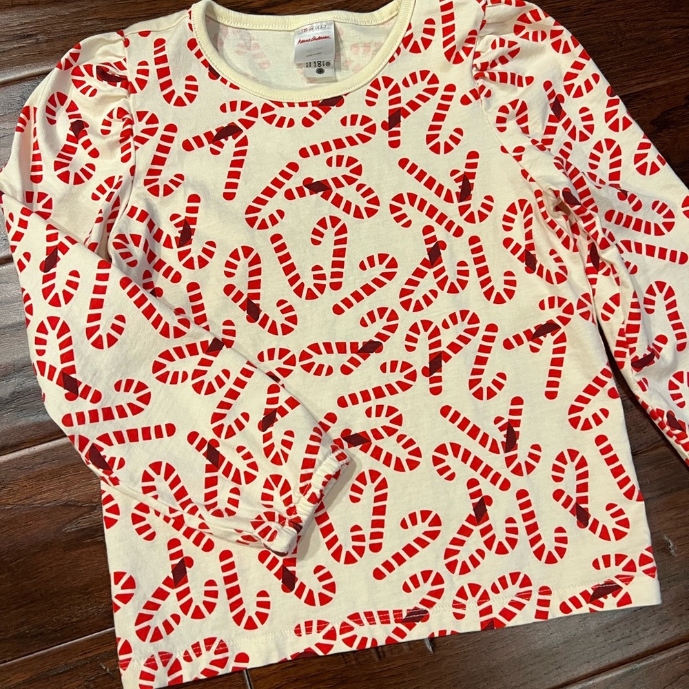 Hanna Andersson Candy Cane Shirt